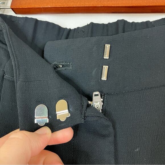 Wilfred Black High Waist Straight Leg Polyester Pants Womens 2 - Picture 3 of 7